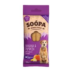 Soopa Senior Sticks Banan&Græskar Vegansk Hundegodbid
