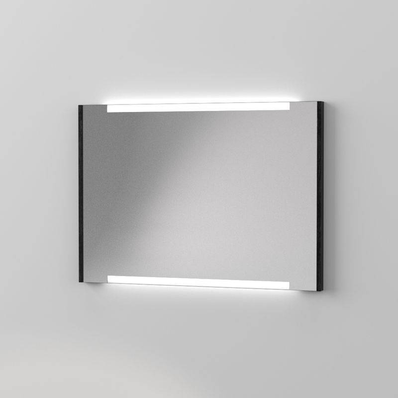 Duobad spegel gripen med led över- & underbelysning 100