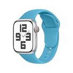 SRENA SBC1 band kompatibelt med Apple Watch-band för kvinnor apple watch band iwatch-band ultra 2 band serie 9 8 7 6 5 4 3 2 1 se män 45 mm 44 mm 40 mm 41 mm 38 mm 42 mm 49 mm i färg Cristal Seas Blue