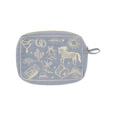 Polly Makeup Clutch sea