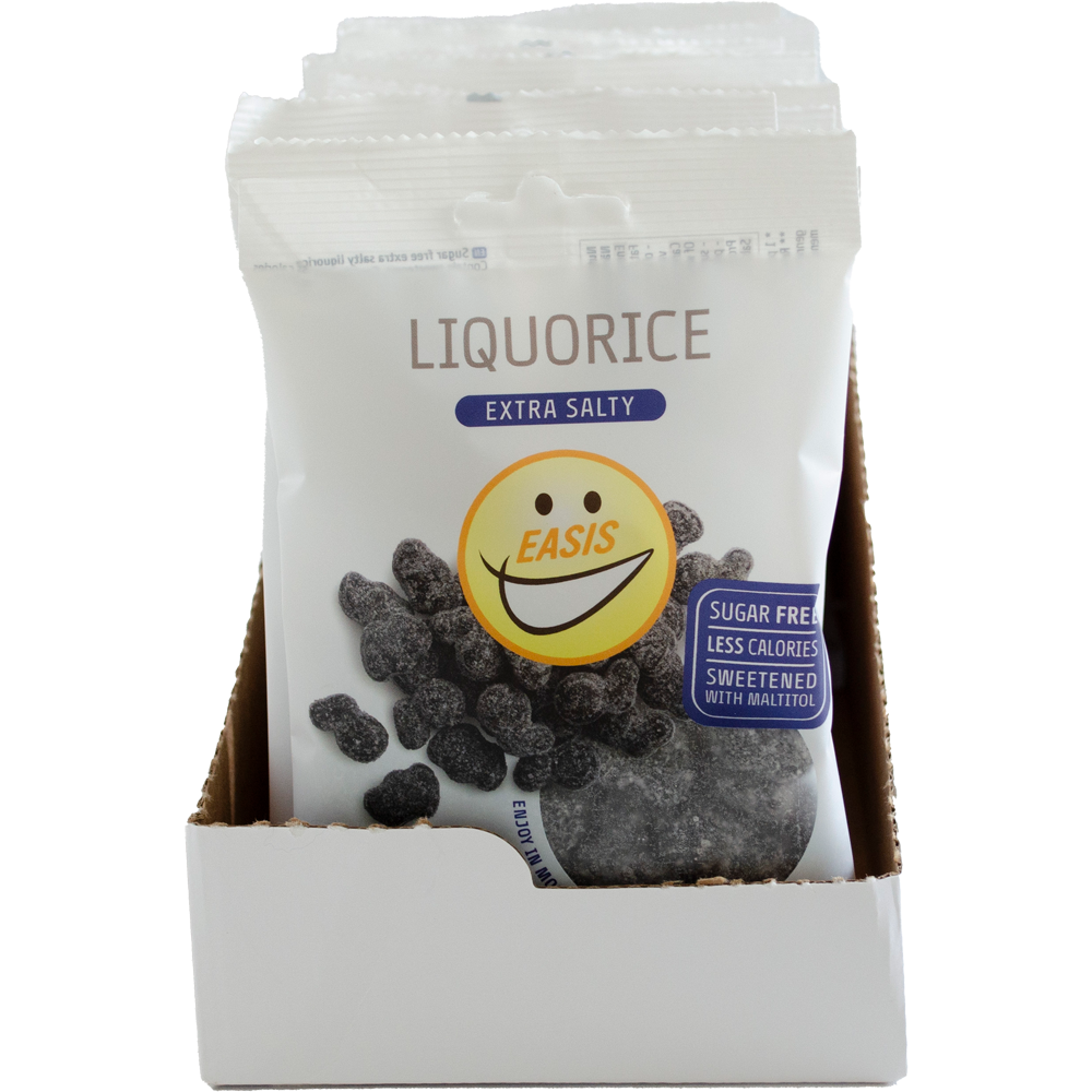 EASIS Liquorice, Extra Salty, Kasse med 15 stk.