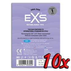 EXS Oral Dam Natural 10 pack