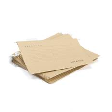 Hängmappar, A4, 25-pack, natur