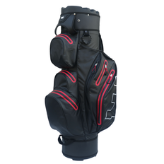 Golf Copenhagen Dallas 100 % Vandtæt Golfbag Sort Rød