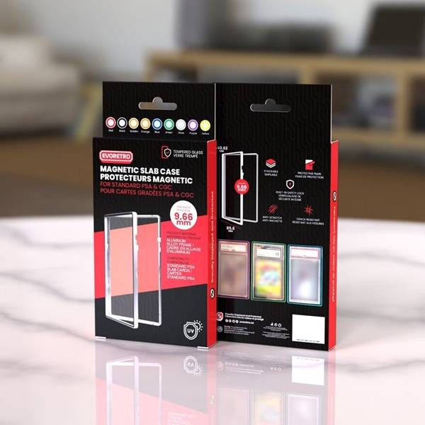 Evoretro: Magnetic Slab Case Protectors (PSA Graded Cards) - Silver