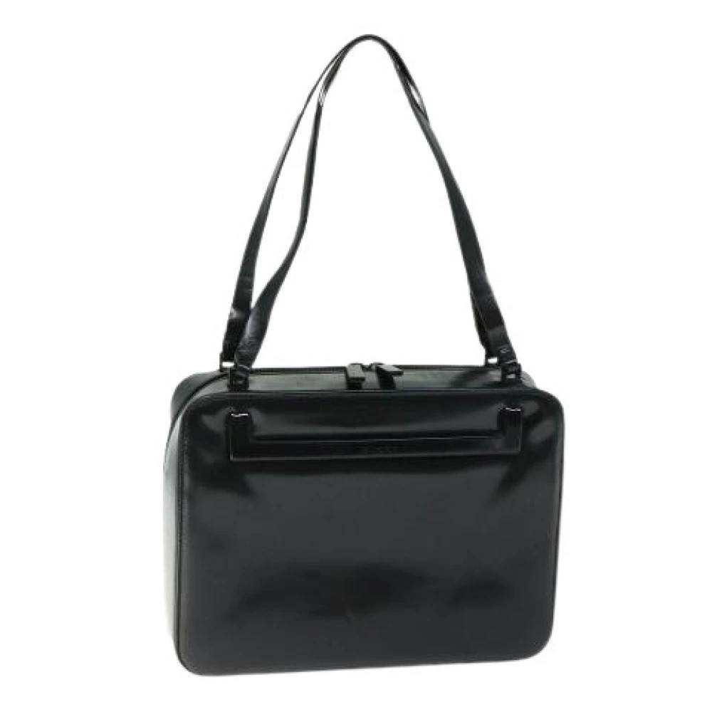 Gucci Vintage Pre-owned Vintage Skuldertaske - Vintage - Dame - Sort - ONE SIZE - Uld