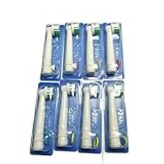 Oral-B Pro Precision Clean Reservdelar till elektrisk tandborste, 8 huvuden pack, vit - original (brevlåda)