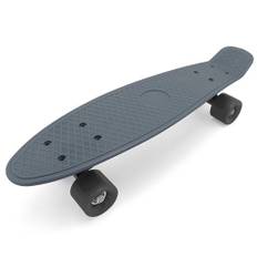 Seven Penny Skateboard 7-Brand Black Smoke med gummihjul
