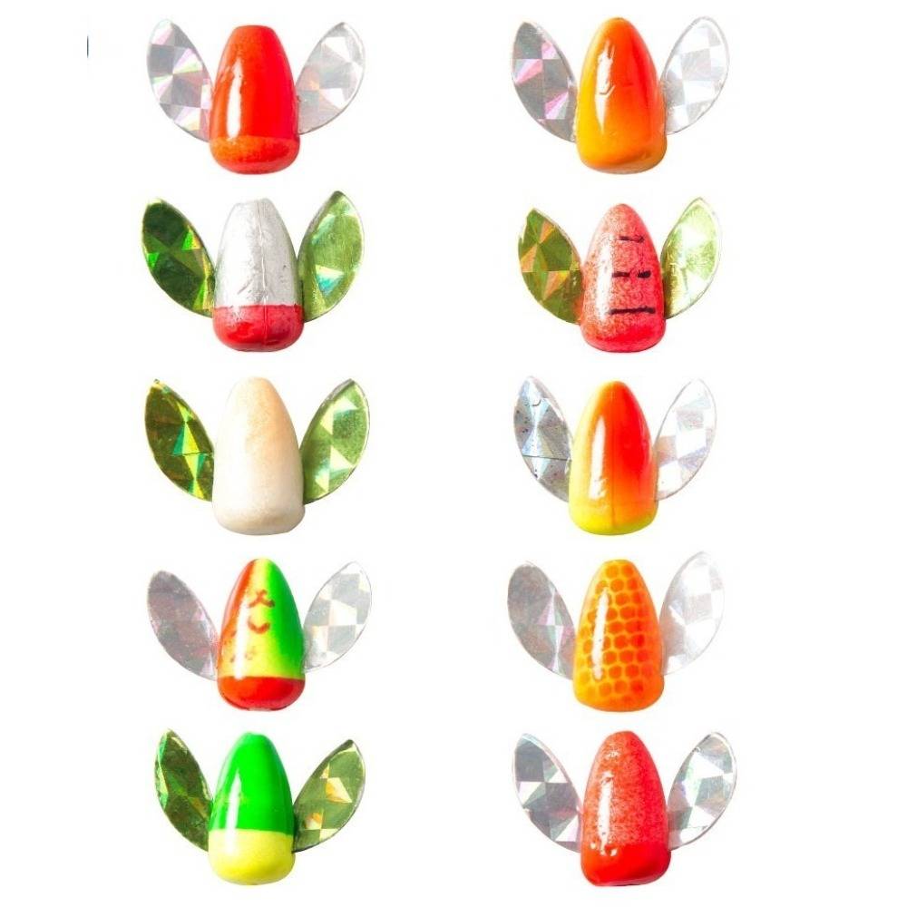 5Pcs Fishing Foam Float Fly Fishing Spin Float Oval Bobber Buoys Strike Indicator Walleye Bottom Rig Trout Catfish Color Random