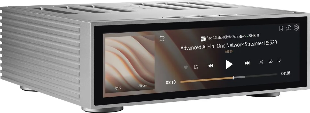HiFi ROSE RS520 Alt-i-en Netværksforstærker Sølv