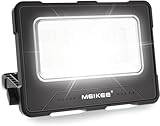MEIKEE 80W led arbetsbelysning stativ 10000MAH led strålkastare 4 ljuslägen portabel strålkastare 5 ljusstyrkor solcell USB-laddningsbatterilampa för camping, garage, konstruktion, reparation