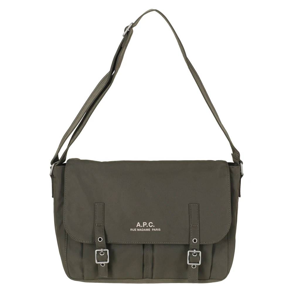 A.P.C. Archive Messenger Bag - Tasker - Herre - Grøn - ONE SIZE - Uld
