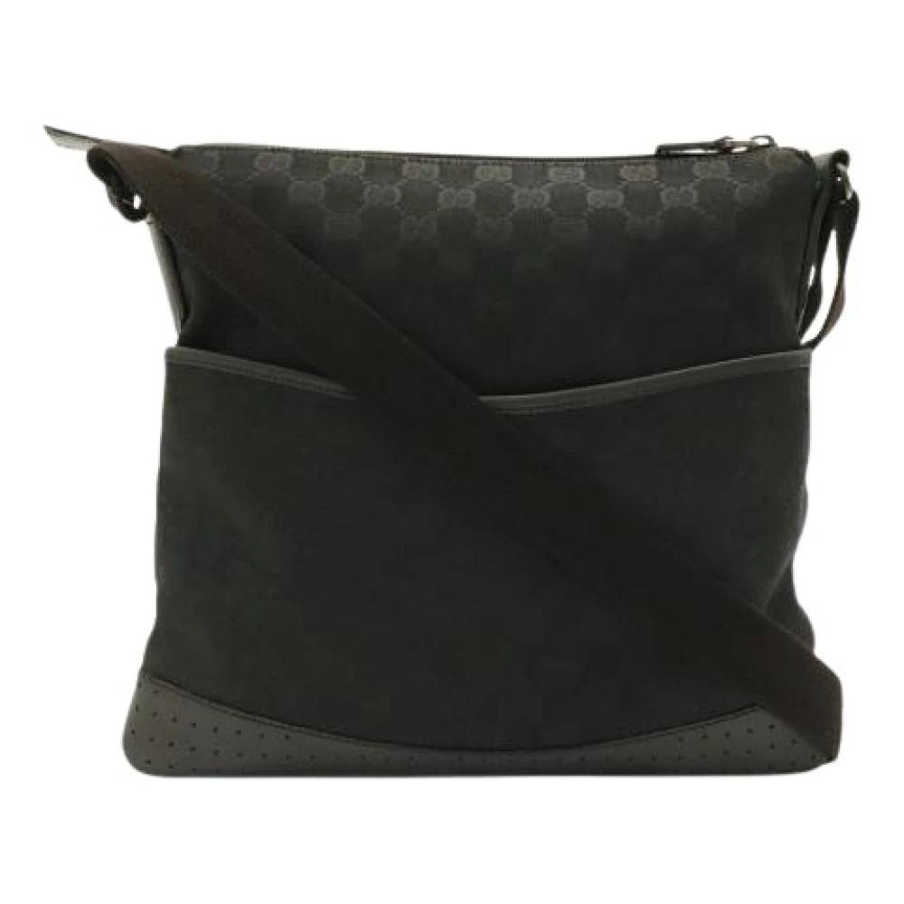 Gucci Vintage - Pre-owned Vintage Canvas Messenger Bag Vintage - Dam - ONE Size - Läder