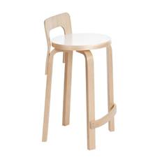 Artek K65 Barstol / t Laminat - Barstole Birk Hvid - 28100652A
