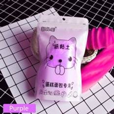 100g meng katt papper lera plasticine slem polymer konst modell l&#xE4;tt lera barn leksak modellering lera - 6