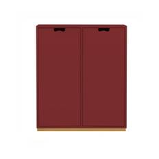 Asplund Snö E skåp Brown red, dj. 42 cm - Röd