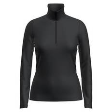 Icebreaker Women Merino 200 Oasis LS Half Zip Black