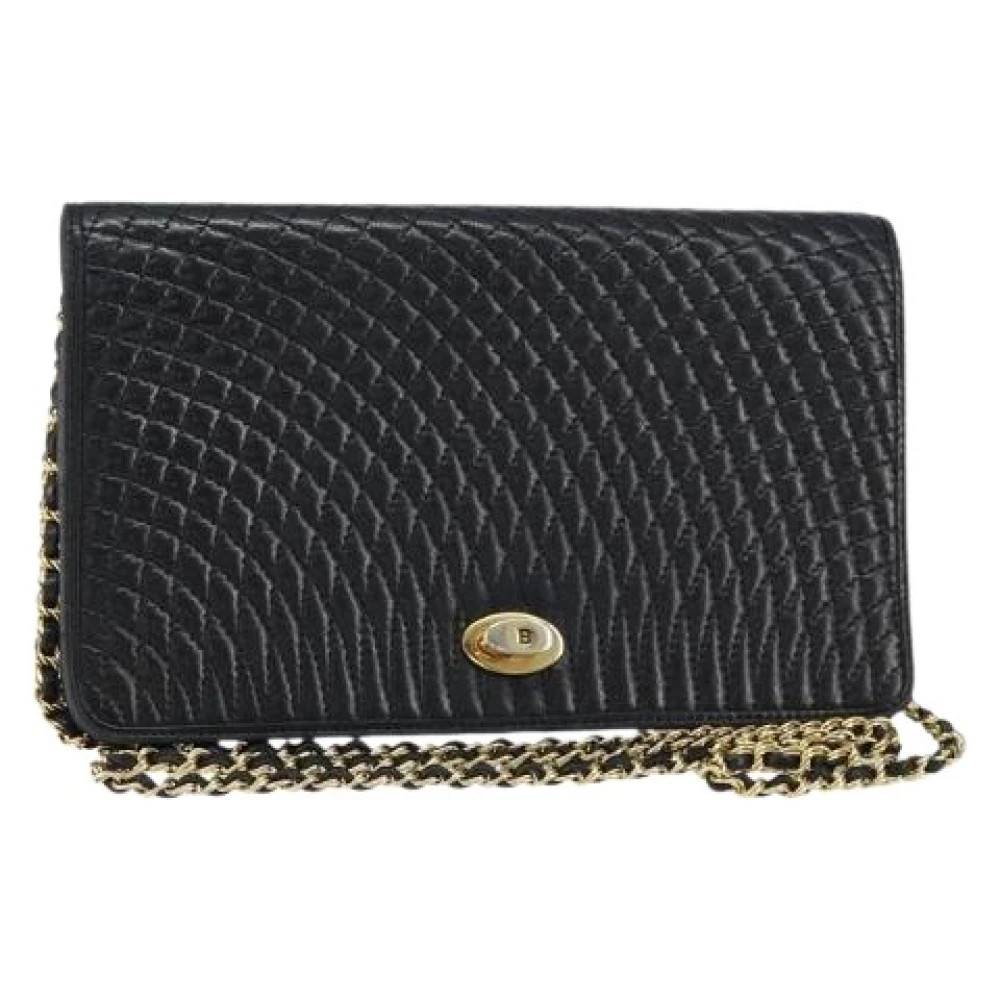 Bally Pre-owned - Pre-owned Läder Axelremsväska Vintage - Dam - ONE Size - Läder