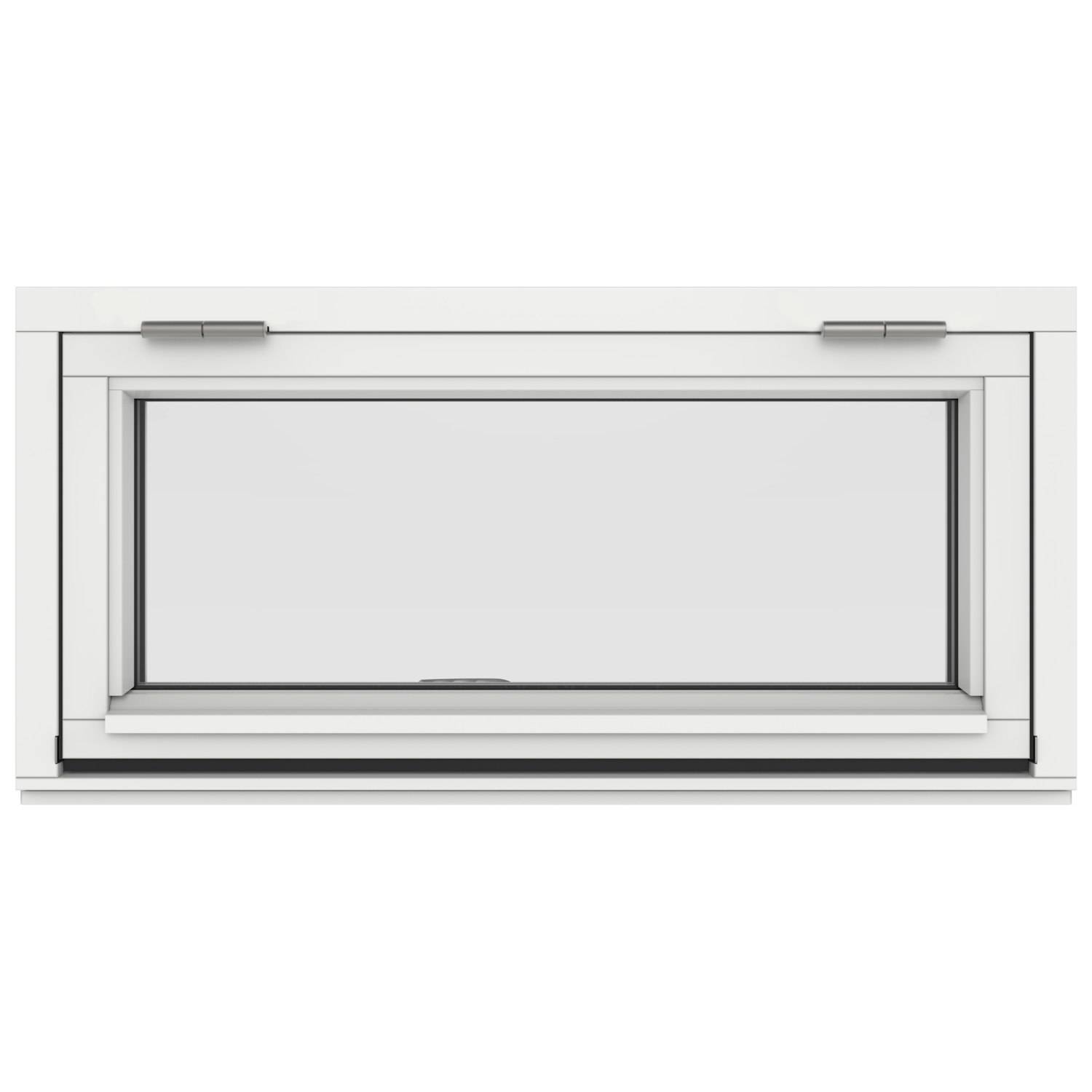 Överkantshängt Fönster Outline 3-Glas Trä BxH 60x60 cm 3-glas Vitmålat