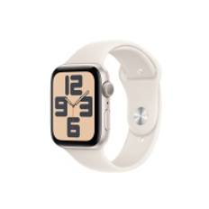 Apple Watch SE (GPS) - 2. generation - 40 mm - stjernelys-aluminium - smart ur med sportsbånd - fluoroelastomer - stjernelys - båndstørrelse: S/M - 3