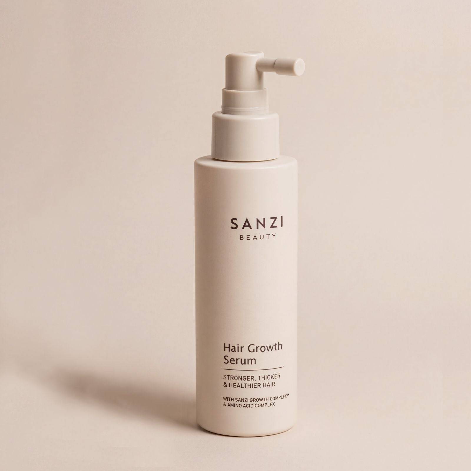 HAIR GROWTH SERUM WITH SANZI GROWTH COMPLEX™ (120ml).