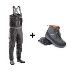 Guideline Laxa 2.0 Waders + Laxa 3.0 Traction Boots