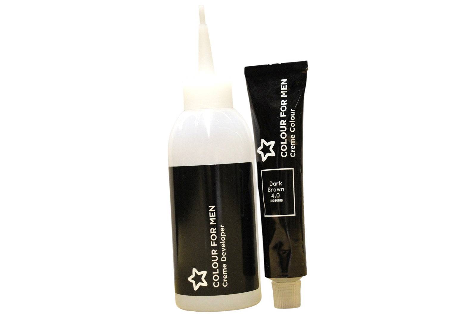 Superdrug Colour For Men semi-permanent hårfarve 4.0 Dark Brown 30 ml Tester