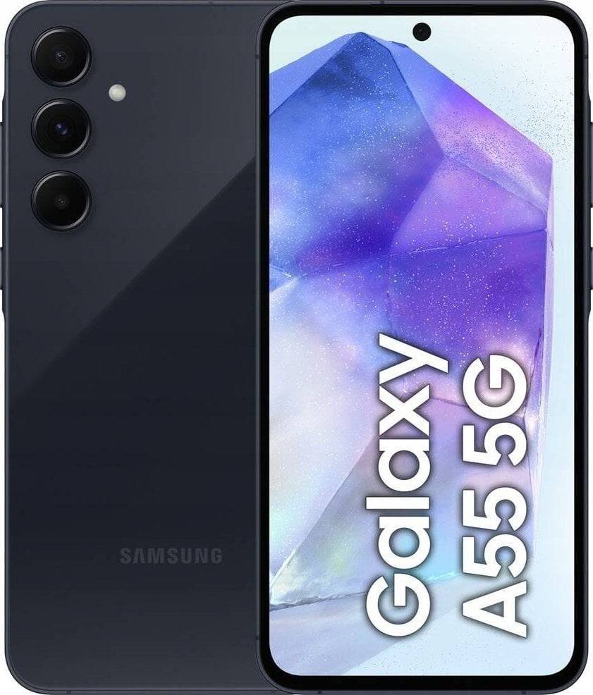 Samsung Galaxy A55 5G Dual SIM 8 GB RAM 128 GB - Mörkblå