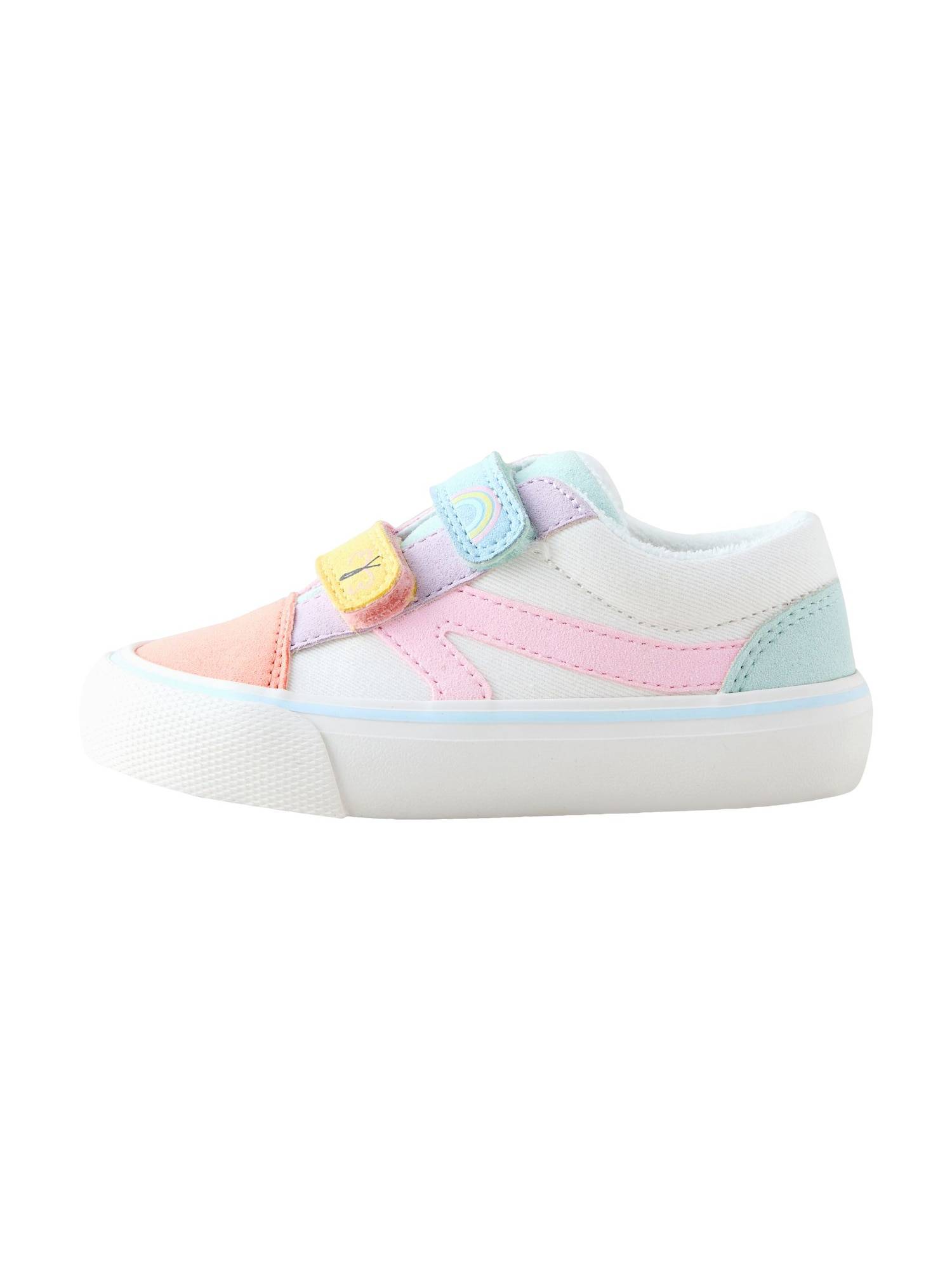 Next Sneaker pastellblå / gammalrosa / pastellröd / vit