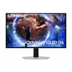 Samsung G60SD platta pc-skärmar 68,6 cm (27") 2560 x 1440 pixlar Quad HD OLED Silver