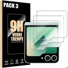 Lot-3 Tempered Glass for Samsung Galaxy Z Flip 5/6 - BOOLING - Transparent Anti-Scratch Screen Protector