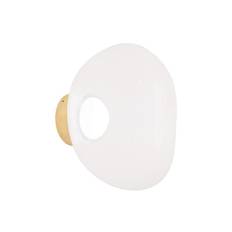Tom Dixon Melt Surface mini plafond/vägglampa opal/guld