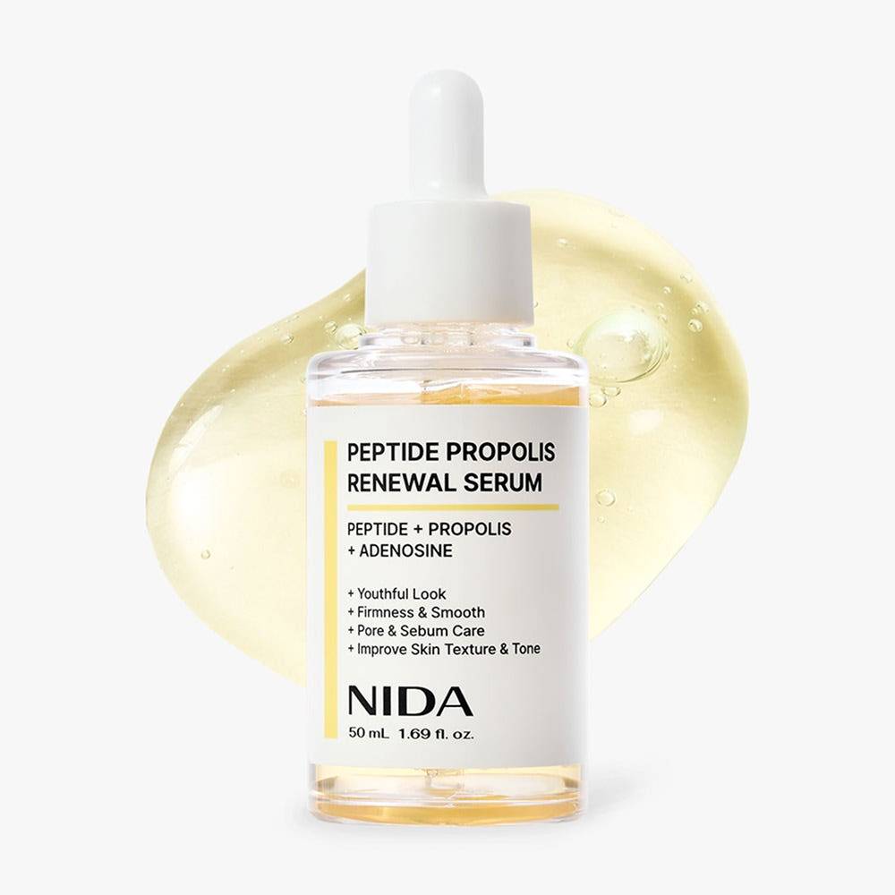 NIDA Peptid Propolis Förnyande Serum Fuktgivande Uppstramande Ansiktsserum 50ml beige
