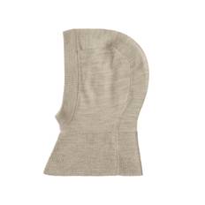 FUB Ull Baby Extra Fin Balaklava Oat Melange  Oat Melange-74/80 cm Wool Beige  74/80 cm  Unisex