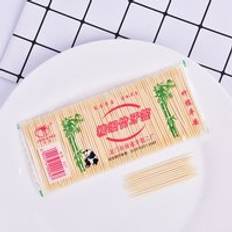 1 pack bambu oral trä tandpetare tandpetare vård tandtråd munhygien