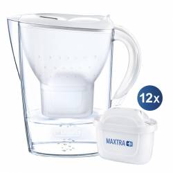 Brita Marella 2,4 L Vit Inkl. 12 Maxtra+ Filter