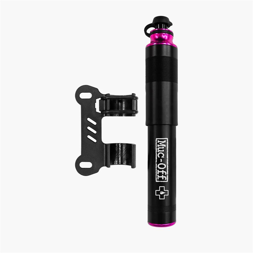 MUC-OFF Mini pump AirMach 7,6 bar/110 psi Black/pink.