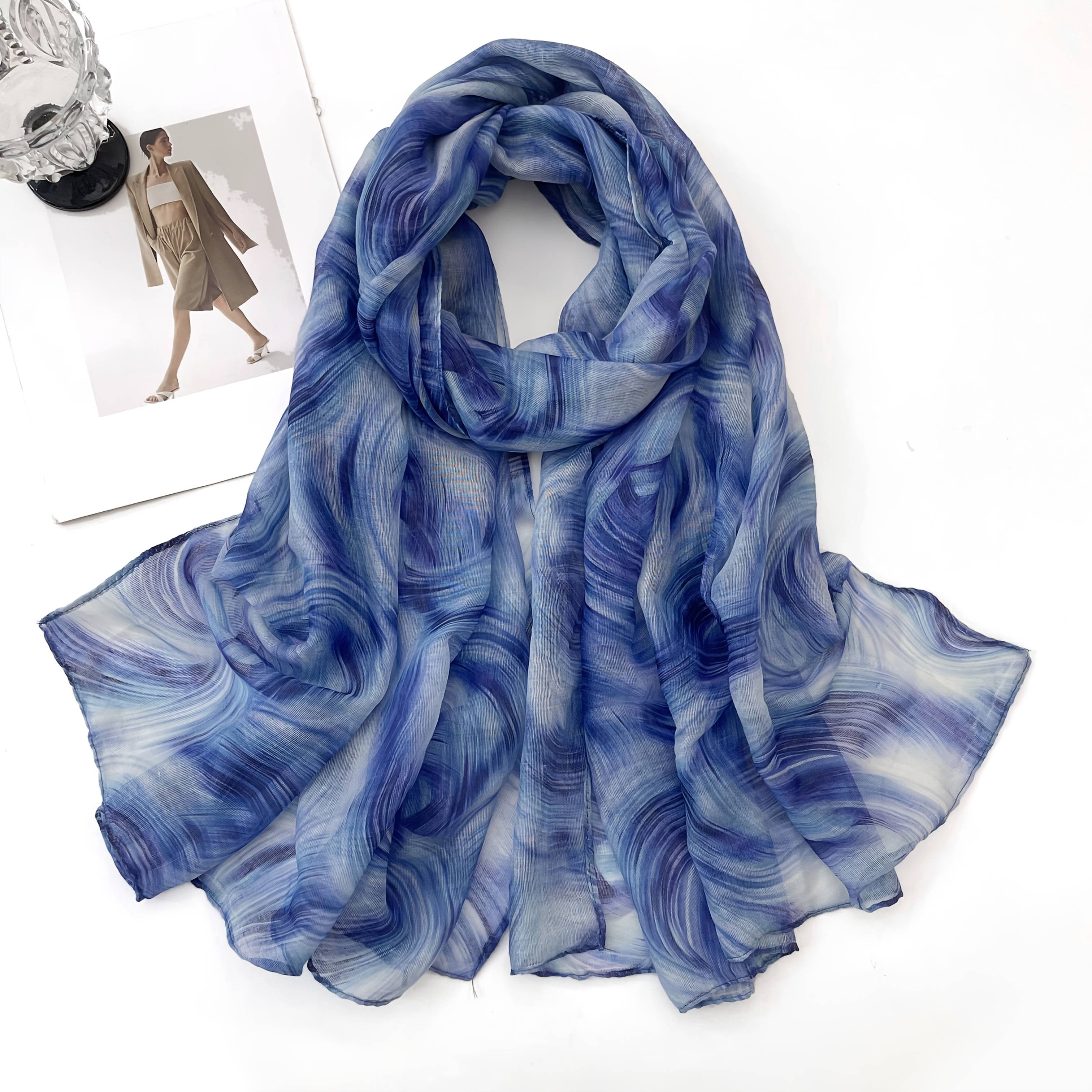 TEMU Breathable And Lightweight High-quality Fabrics; With Reddish-brown, -green, Light Rice And Other Colors To Create Gradient Prints, The Patterns Are Layered And Dynamic Like Flowing