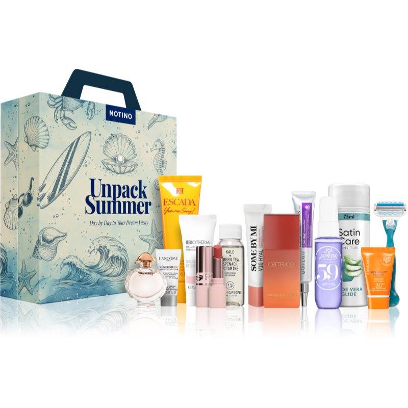 Beauty Summer Calendar 2026 – Unpack Summer Gavesæt Til rejser til kvinder
