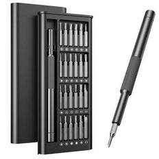 1 st 25-i-1 precisionsskruvmejselsats, [lagerstål] liten skruvmejsel professionell magnetisk mini reparationsverktygssats för telefon, dator, klocka, - Multifärgad (Uppgraderat, härdat material [25 i 1] skruvmejselsats - 1 st.,[25 i 1]Skruvmejselsats - 1 st)