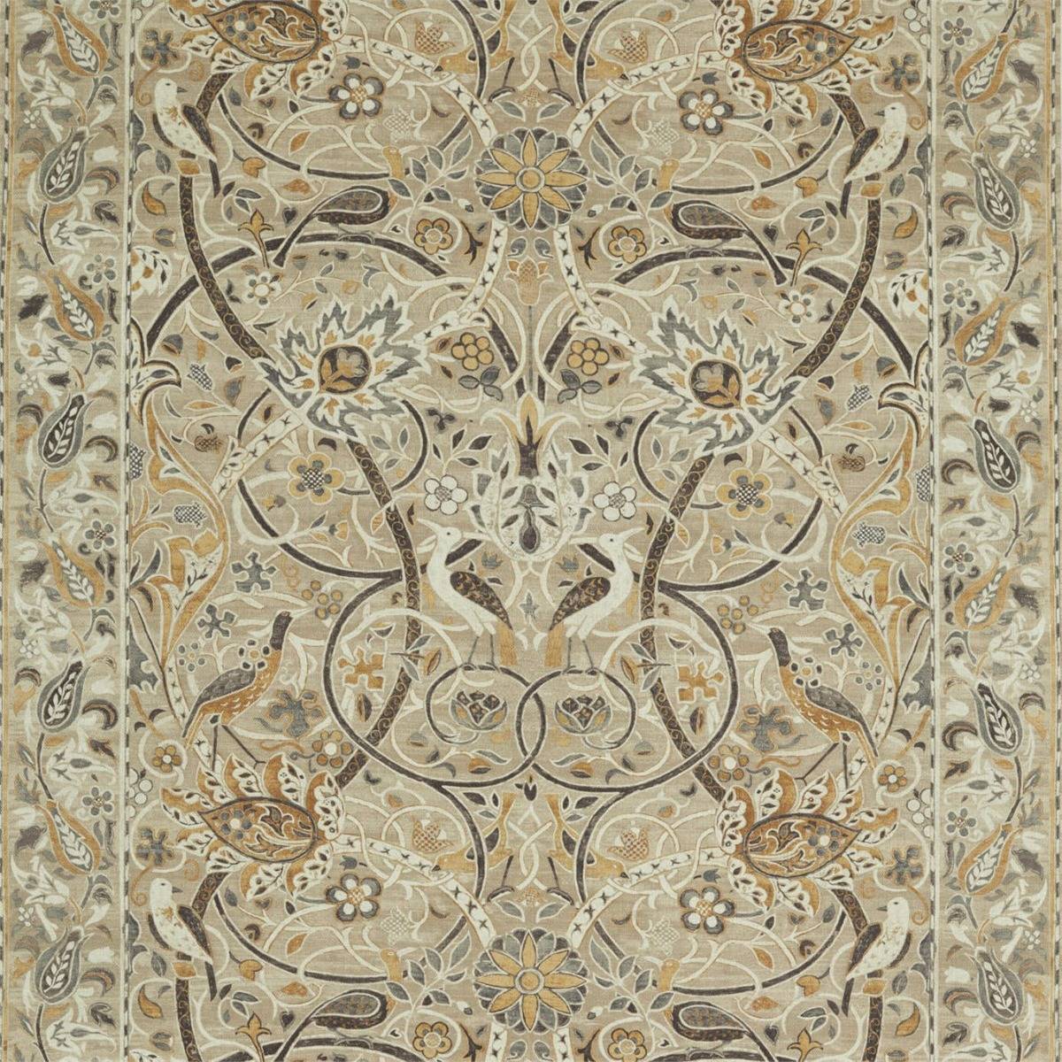 William Morris tyg Bullerswood Stone/Mustard