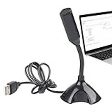 USB-mikrofon - Plug & Play Desktop-kondensatormikrofon, HD-ljudtillbehör För Bärbar Dator Studio Röstinspelning | Voice Over, Strömmande Plug-and-play-upplevelse