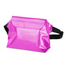 Vandtæt PVC taljetaske til telefon, dokumenter, Outdoor - pink