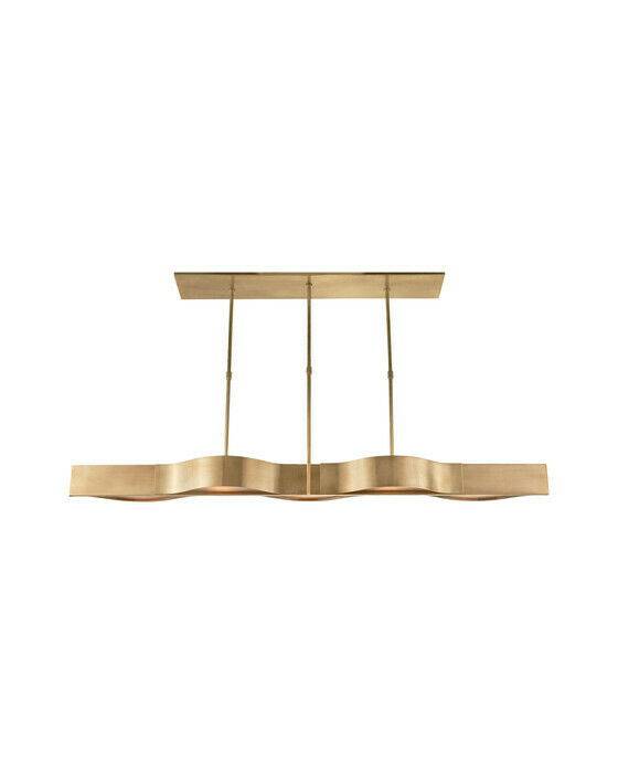 Visual Comfort Avant takpendel linjär mässing - Guld / Brun (H17.8cm x B152.4cm)