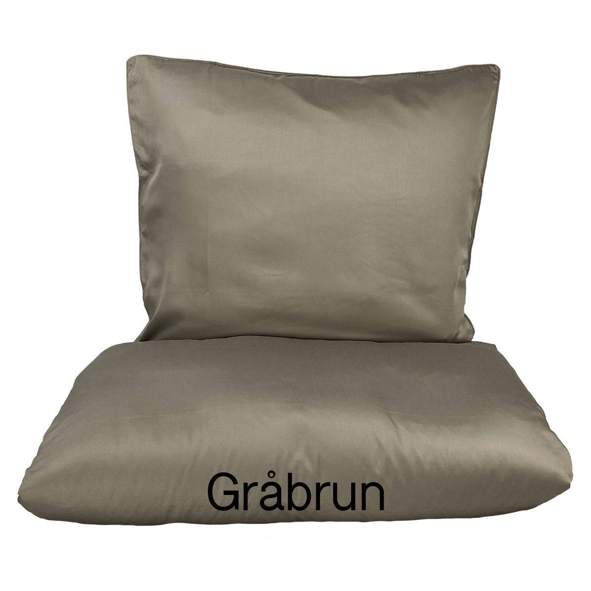 Sengetøj i 100% bambus- Lyocell - 140x220 cm / Gråbrun