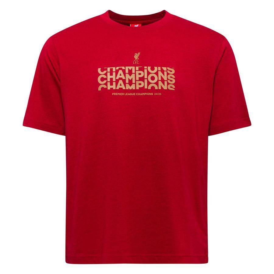Liverpool T-Shirt Champions - Röd/Guld - Liverpool FC - ['Röd'] (X-Large)