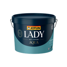 Jotun Lady Aqua Mat hvid 9 L