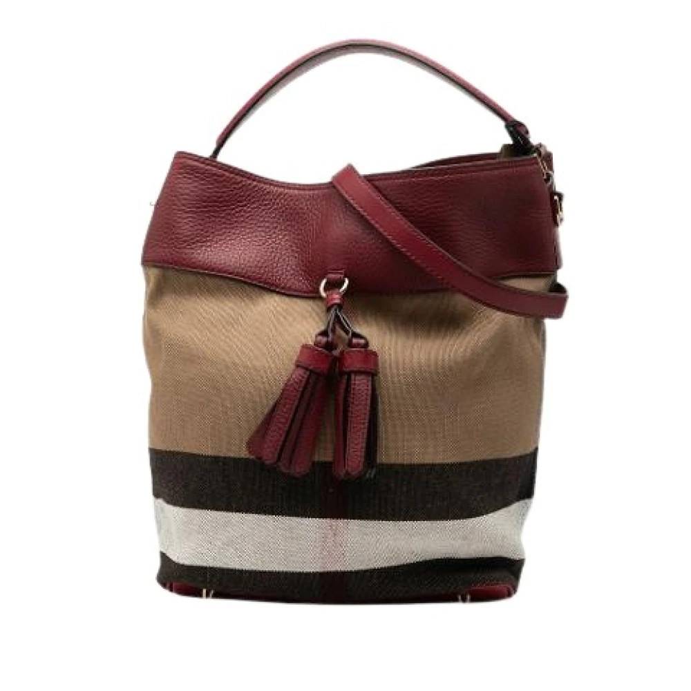 Burberry Vintage - Pre-owned Ashby Bucket Bag Vintage - Dam - ONE Size - Läder