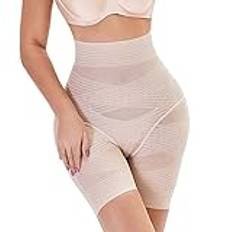 Dam midja Cincher Shapewear Hög midja kontroll trosor Lår Slimmer Butt Lifter Underkläder Storlek M-4XL