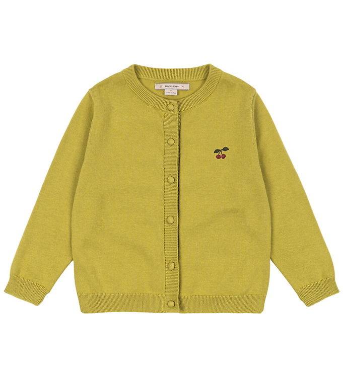 Konges Sløjd Cardigan - Strik - Cathy - Leek Green - Konges Sløjd - 7-8 år (122-128) - Cardigan